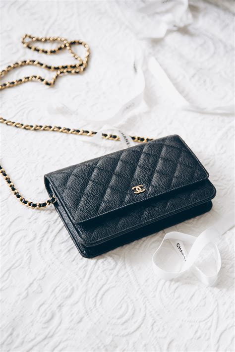 Chanel wallet purse with chain